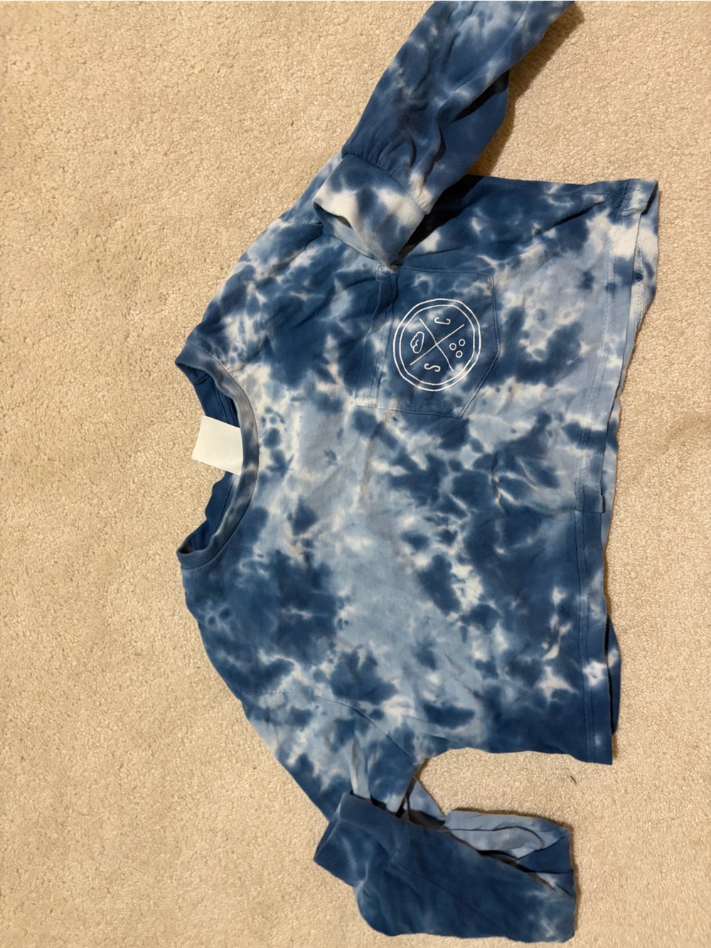 Sand Cloud Cropped Long Sleeve Women’s Shirts, XS, Lot of 3 - Picture 3 of 12